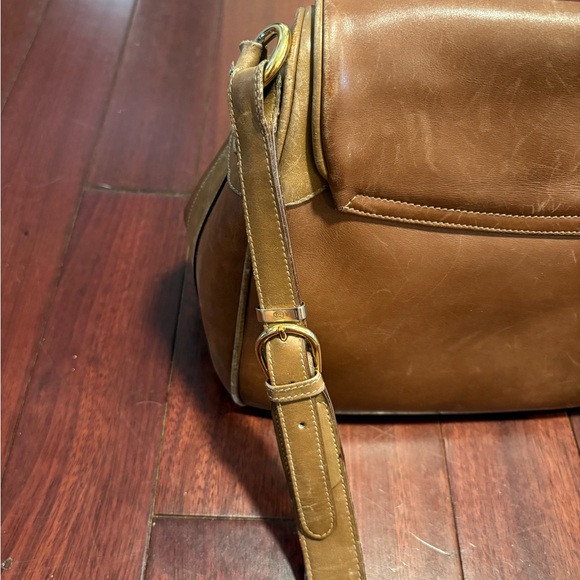 Vintage Gucci Brown Leather Shoulder Bag - Picture 8 of 16